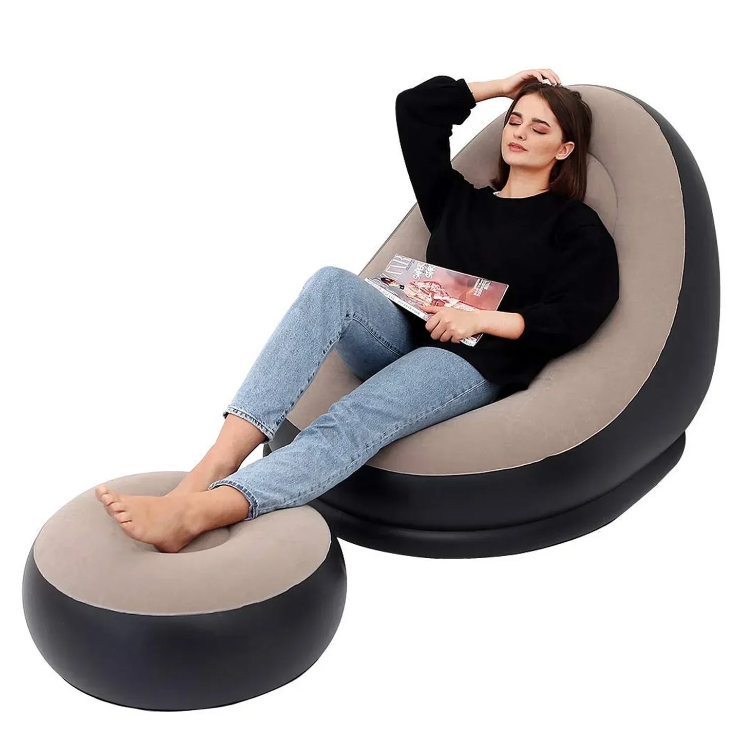 Portable Indoor/Outdoor Air Couch + Pump