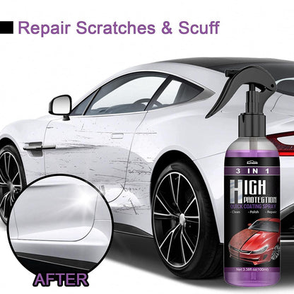 Hydrophobic Nano Coating Car Polish Spray – 3-in-1 Scratch Protection (Pack of 2)