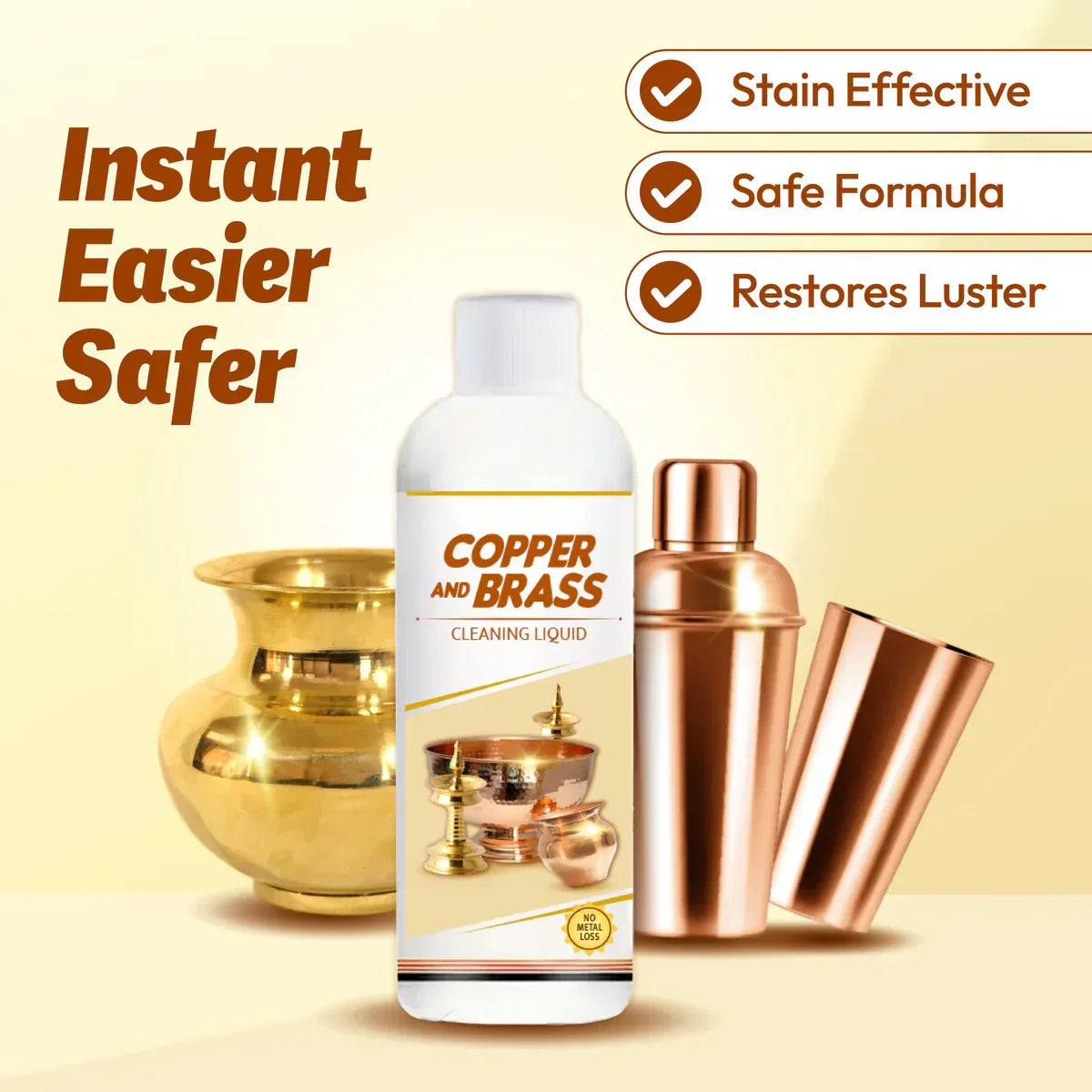 ShineBright™ - Instant Copper & Brass Cleaning Liquid  (Buy 1 Get 1 Free) Limited Offer