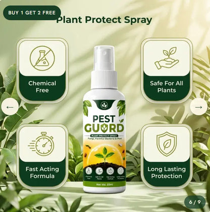 Pest Guard Plant Protect Spray – 50ml | Plant Pest & Fungal Protection | Buy 1 Get 2 Free