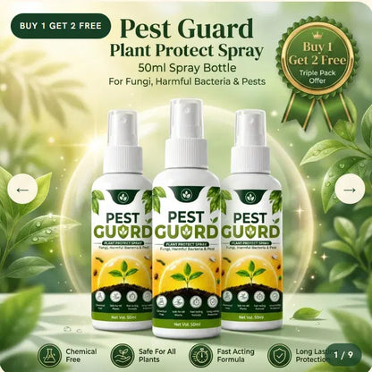 Pest Guard Plant Protect Spray – 50ml | Plant Pest & Fungal Protection | Buy 1 Get 2 Free