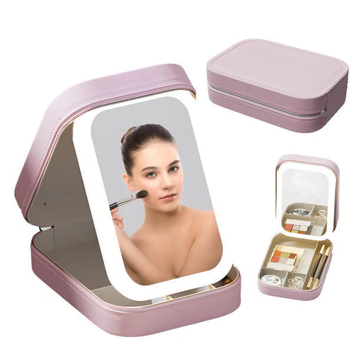 Small Travel LED Makeup Mirror
