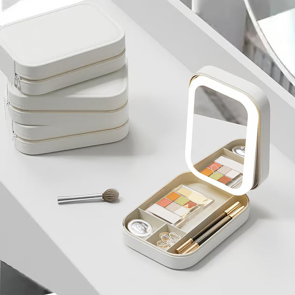 Small Travel LED Makeup Mirror