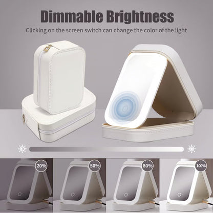 Small Travel LED Makeup Mirror