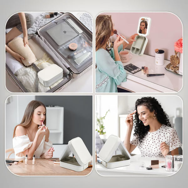 Small Travel LED Makeup Mirror