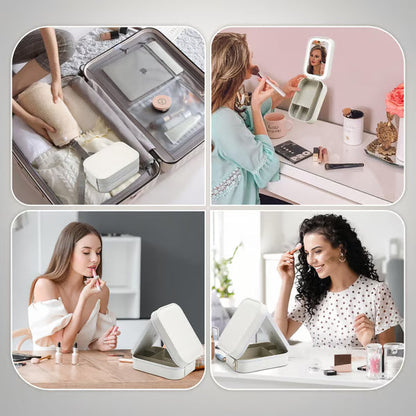 Small Travel LED Makeup Mirror