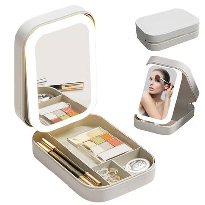 Small Travel LED Makeup Mirror