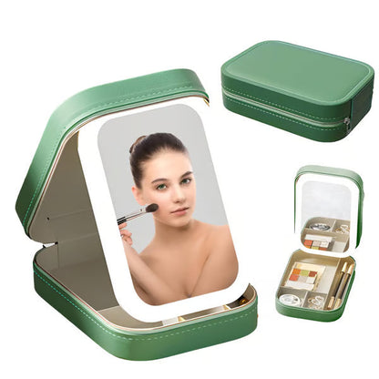 Small Travel LED Makeup Mirror